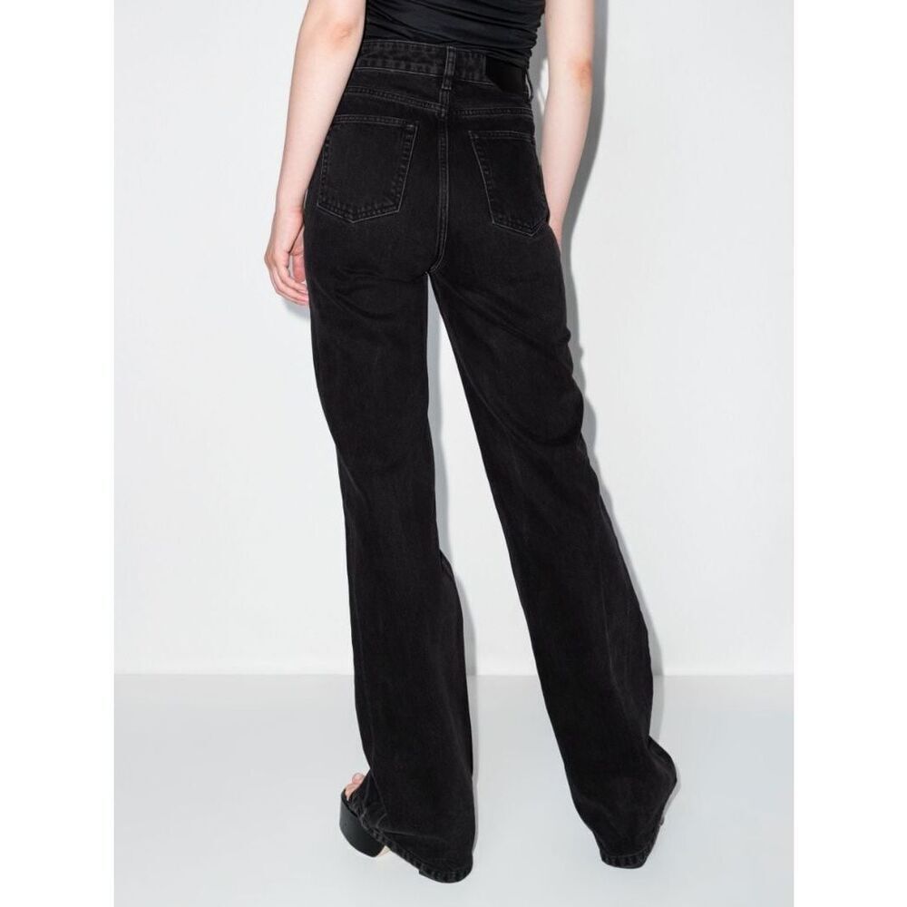 NWT  GAUGE81 Sunda Jean Flare Fit Organic Cotton Black Jeans Size 25